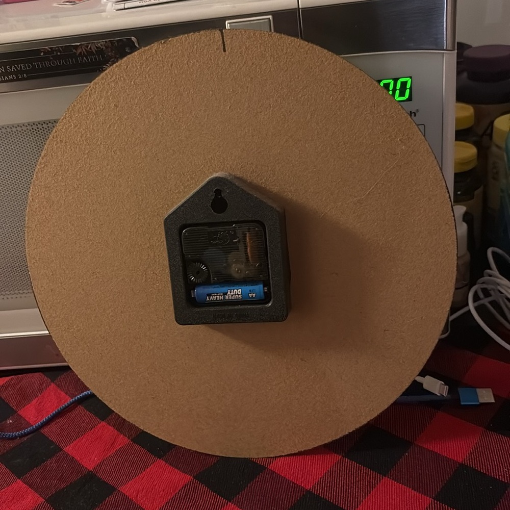 Multicolor Rustic Wall Clock - Picture 3 of 3